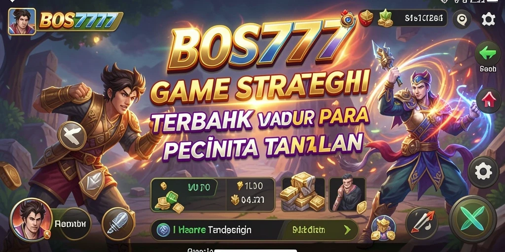 Screenshot utama BOS777 menampilkan pertempuran strategis yang mendebarkan.