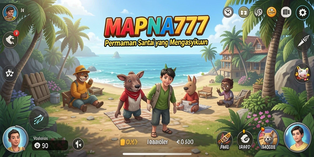 Screenshot menampilkan tampilan gameplay santai MAPNA777 yang menarik.
