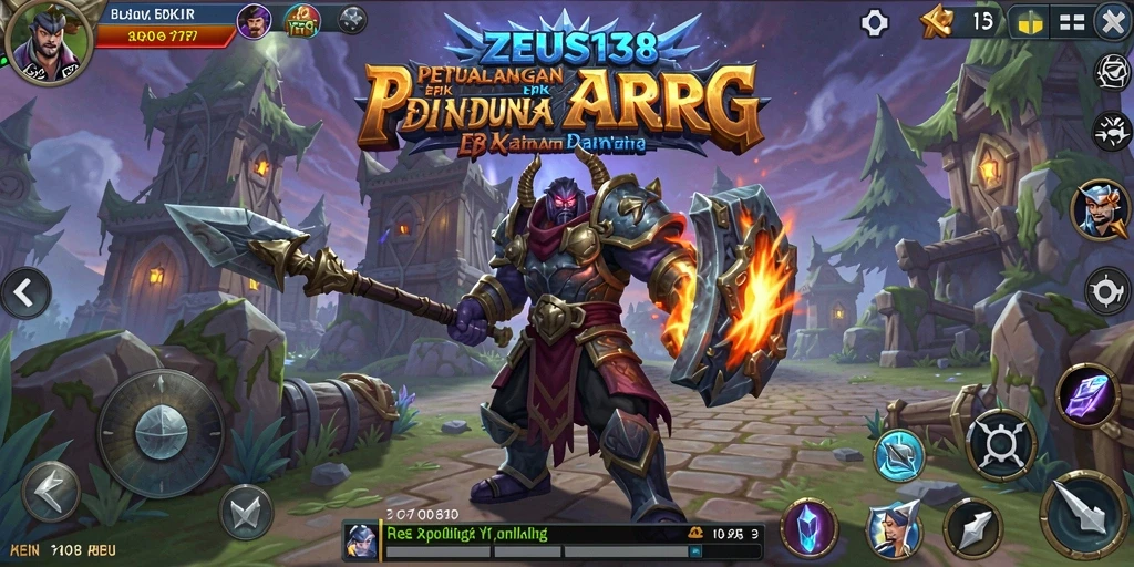 Tampilan gameplay seru di dunia fantasi ZEUS138 yang menakjubkan.